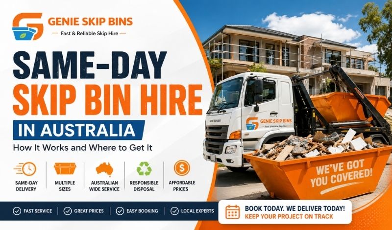 Same-Day Skip Bin Hire in Australia: How It Works and Where to Get It 