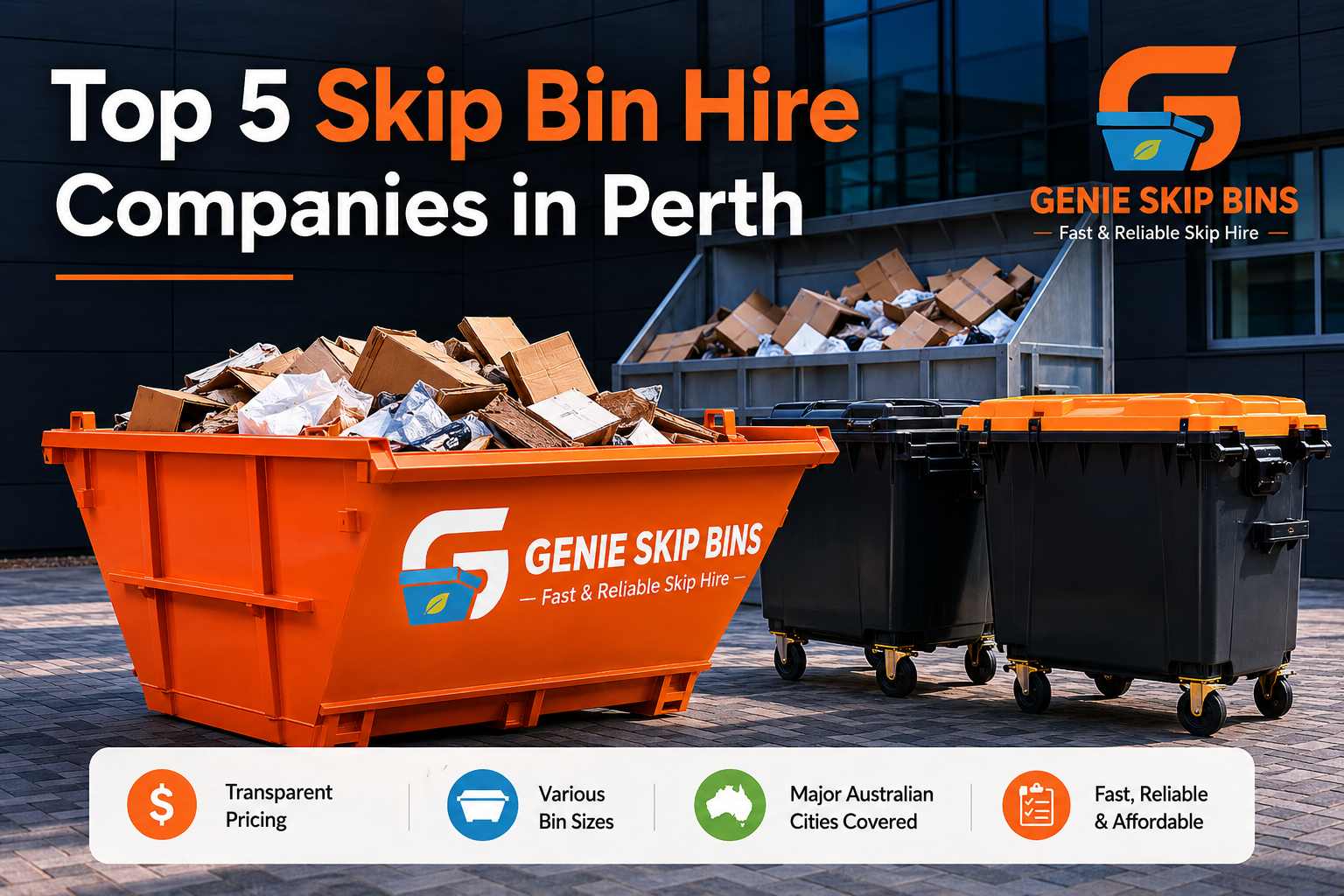 Top 5 Skip Bin Hire Companies in Perth